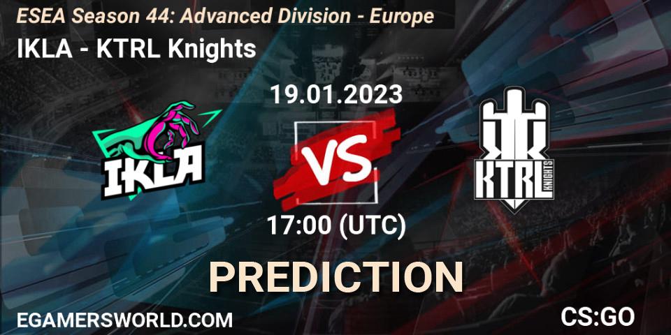 Pronóstico IKLA - Juggernauts. 03.02.23, CS2 (CS:GO), ESEA Season 44: Advanced Division - Europe