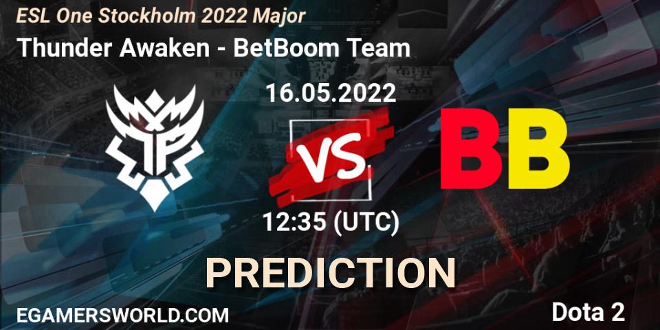 Pronóstico Thunder Awaken - BetBoom Team. 16.05.22, Dota 2, ESL One Stockholm 2022 Major