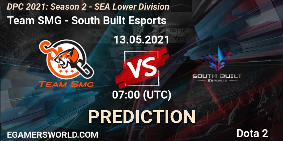Pronóstico Team SMG - South Built Esports. 13.05.2021 at 06:20, Dota 2, DPC 2021: Season 2 - SEA Lower Division