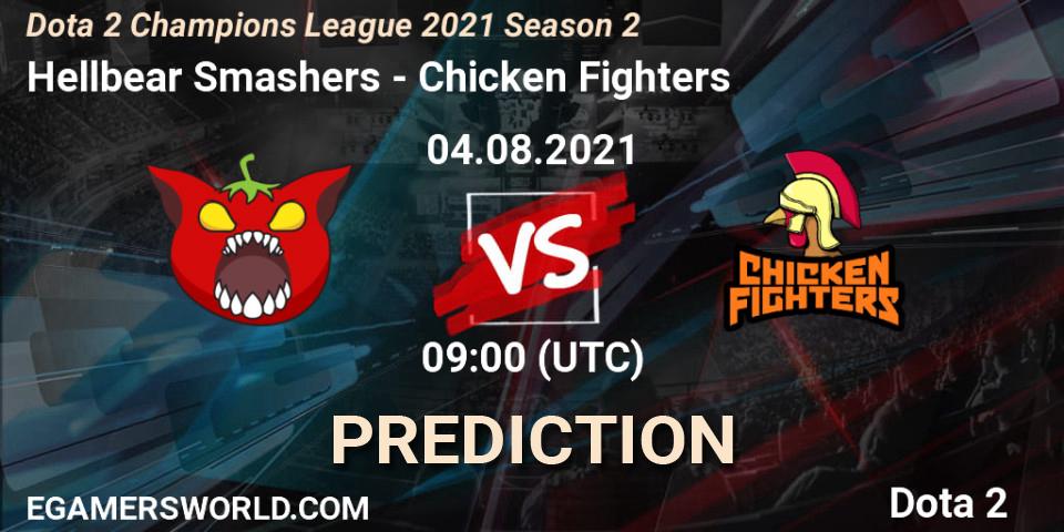 Pronóstico Hellbear Smashers - Chicken Fighters. 04.08.2021 at 09:02, Dota 2, Dota 2 Champions League 2021 Season 2