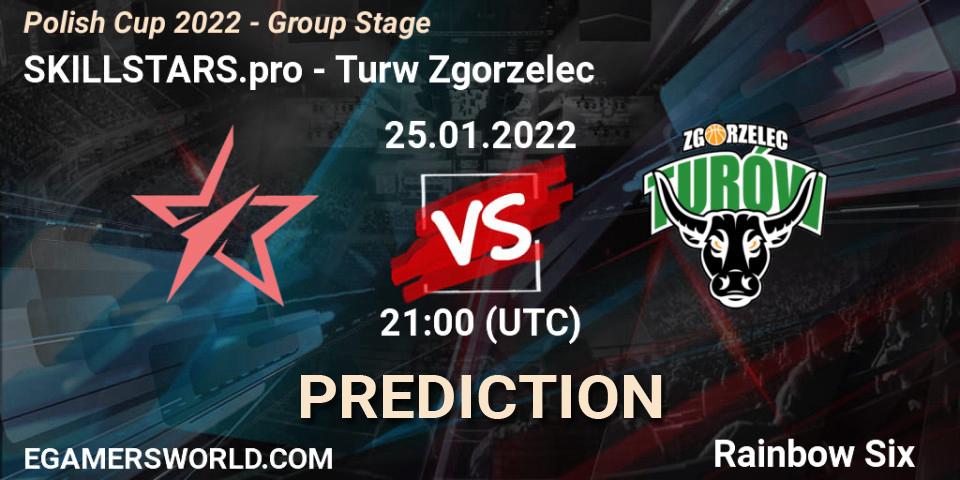 Pronóstico SKILLSTARS.pro - Turów Zgorzelec. 25.01.2022 at 21:00, Rainbow Six, Polish Cup 2022 - Group Stage