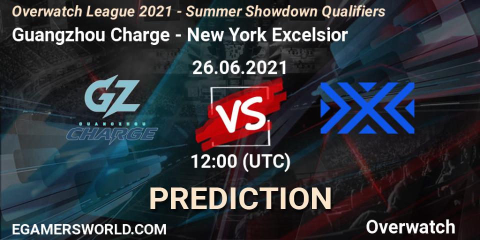 Pronóstico Guangzhou Charge - New York Excelsior. 26.06.2021 at 12:00, Overwatch, Overwatch League 2021 - Summer Showdown Qualifiers