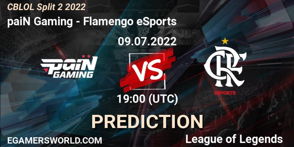 Pronóstico paiN Gaming - Flamengo eSports. 09.07.2022 at 19:15, LoL, CBLOL Split 2 2022