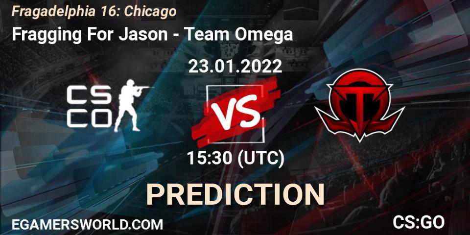Pronóstico Fragging For Jason - Omega. 23.01.2022 at 15:30, Counter-Strike (CS2), Fragadelphia 16: Chicago