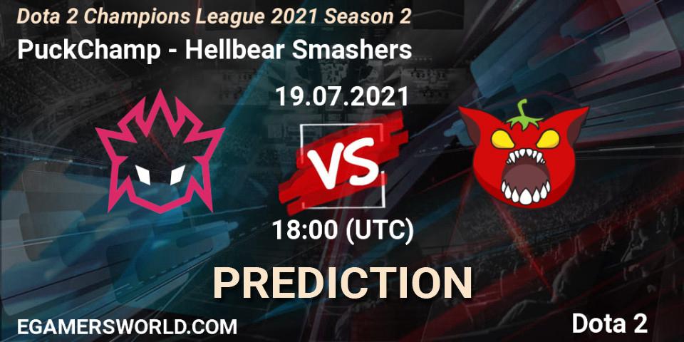 Pronóstico PuckChamp - Hellbear Smashers. 19.07.2021 at 17:58, Dota 2, Dota 2 Champions League 2021 Season 2