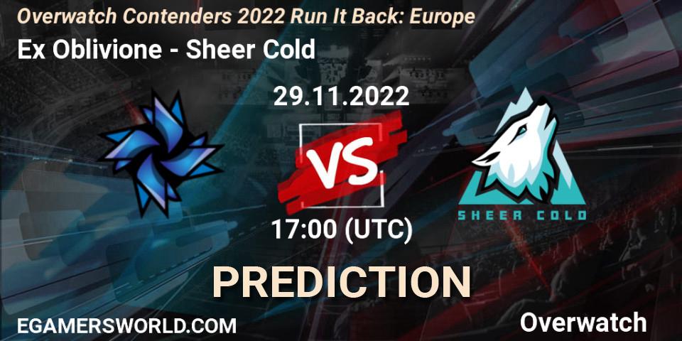 Pronóstico Ex Oblivione - Sheer Cold. 08.12.2022 at 17:00, Overwatch, Overwatch Contenders 2022 Run It Back: Europe