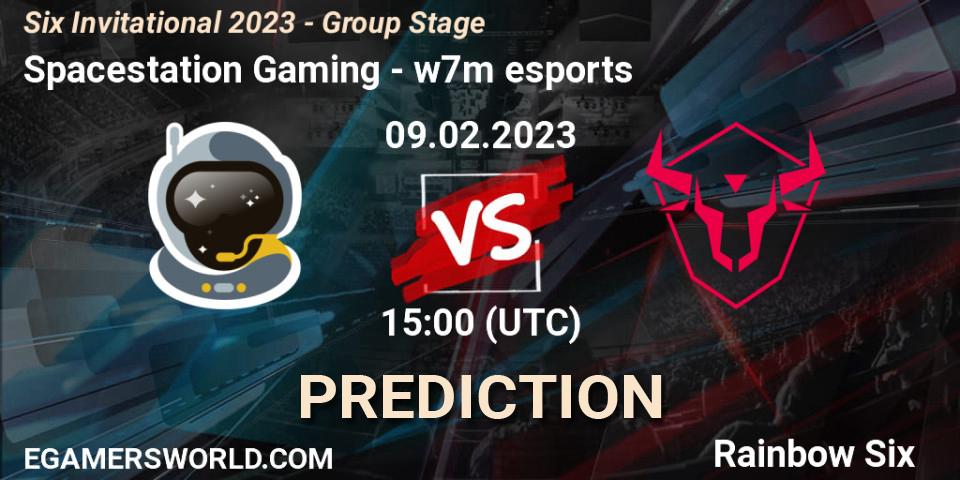 Pronóstico Spacestation Gaming - w7m esports. 09.02.23, Rainbow Six, Six Invitational 2023 - Group Stage
