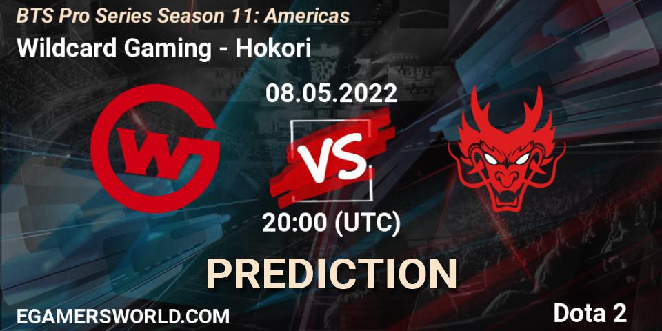 Pronóstico Wildcard Gaming - Hokori. 03.05.22, Dota 2, BTS Pro Series Season 11: Americas