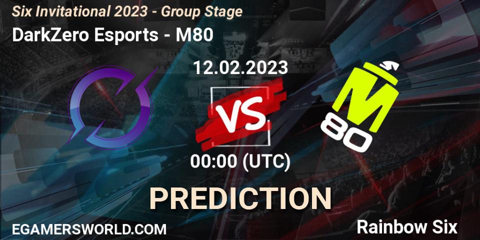 Pronóstico DarkZero Esports - M80. 12.02.2023 at 00:15, Rainbow Six, Six Invitational 2023 - Group Stage