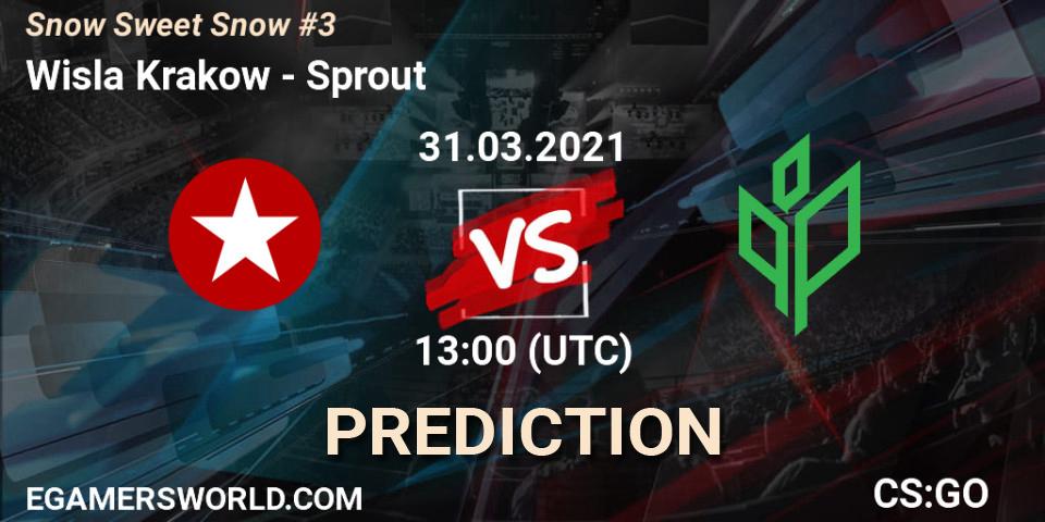Pronóstico Wisla Krakow - Sprout. 31.03.2021 at 13:00, Counter-Strike (CS2), Snow Sweet Snow #3