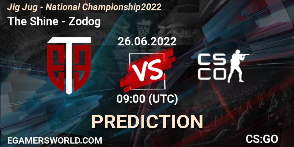 Pronóstico The Shine - Zodog. 26.06.2022 at 09:00, Counter-Strike (CS2), Jig Jug - National Championship 2022