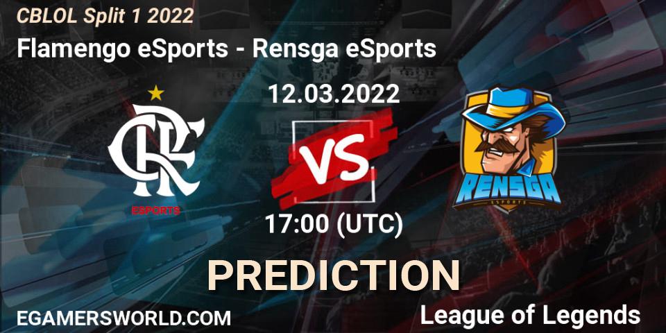 Pronóstico Flamengo eSports - Rensga eSports. 12.03.2022 at 17:10, LoL, CBLOL Split 1 2022