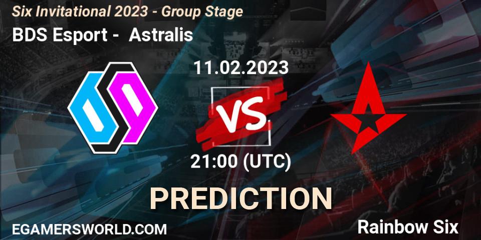 Pronóstico BDS Esport - Astralis. 11.02.23, Rainbow Six, Six Invitational 2023 - Group Stage