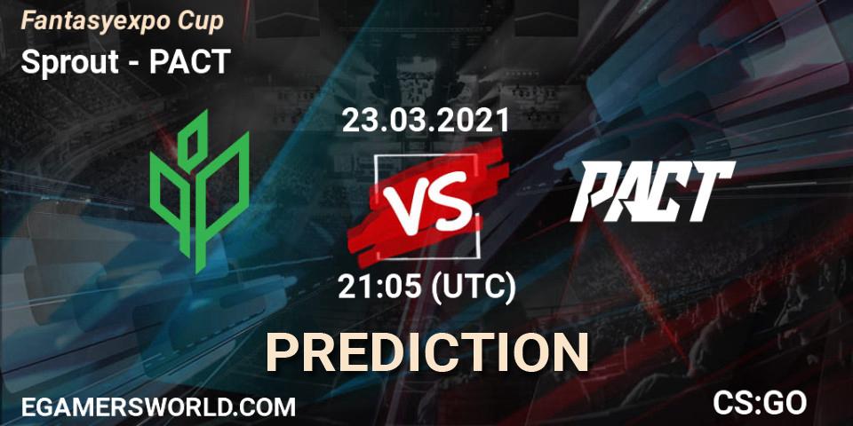 Pronóstico Sprout - PACT. 23.03.2021 at 21:05, Counter-Strike (CS2), Fantasyexpo Cup Spring 2021