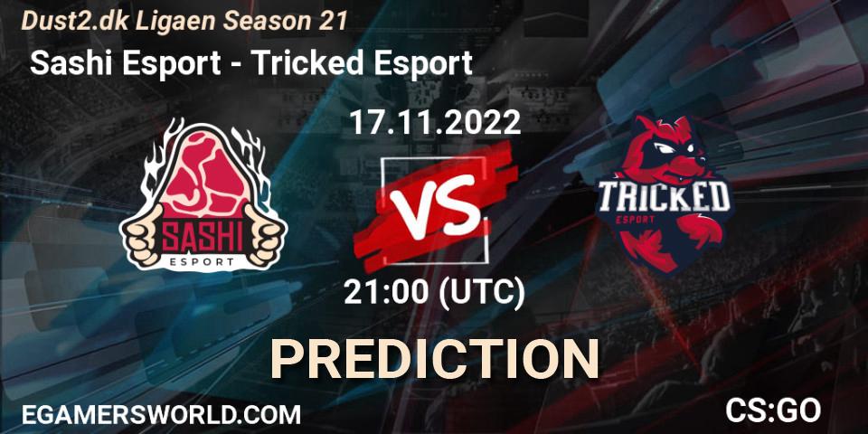Pronóstico Sashi Esport - Tricked Esport. 17.11.22, CS2 (CS:GO), Dust2.dk Ligaen Season 21