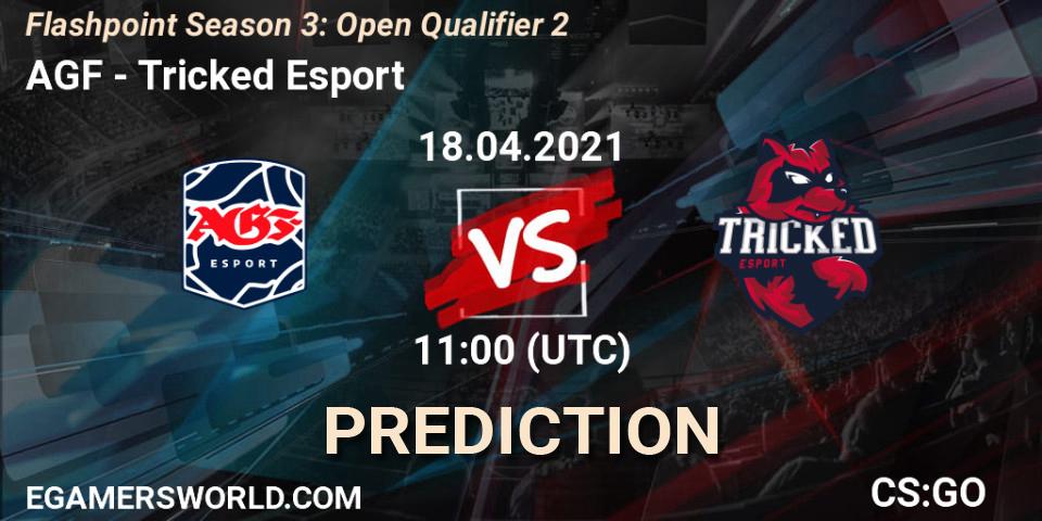 Pronóstico AGF - Tricked Esport. 18.04.2021 at 11:05, Counter-Strike (CS2), Flashpoint Season 3: Open Qualifier 2