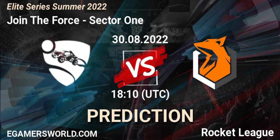 Pronóstico Join The Force - Sector One. 30.08.22, Rocket League, Elite Series Summer 2022