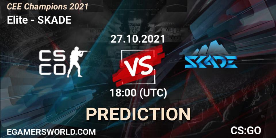 Pronóstico Elite - SKADE. 27.10.2021 at 18:00, Counter-Strike (CS2), CEE Champions 2021