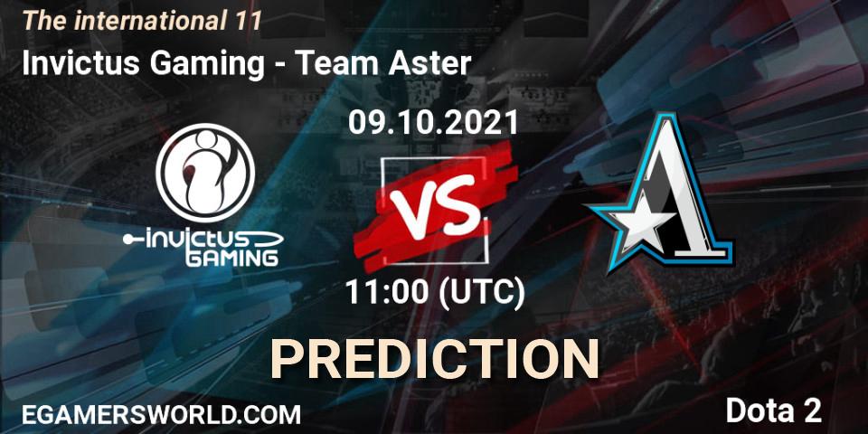 Pronóstico Invictus Gaming - Team Aster. 09.10.2021 at 12:09, Dota 2, The Internationa 2021