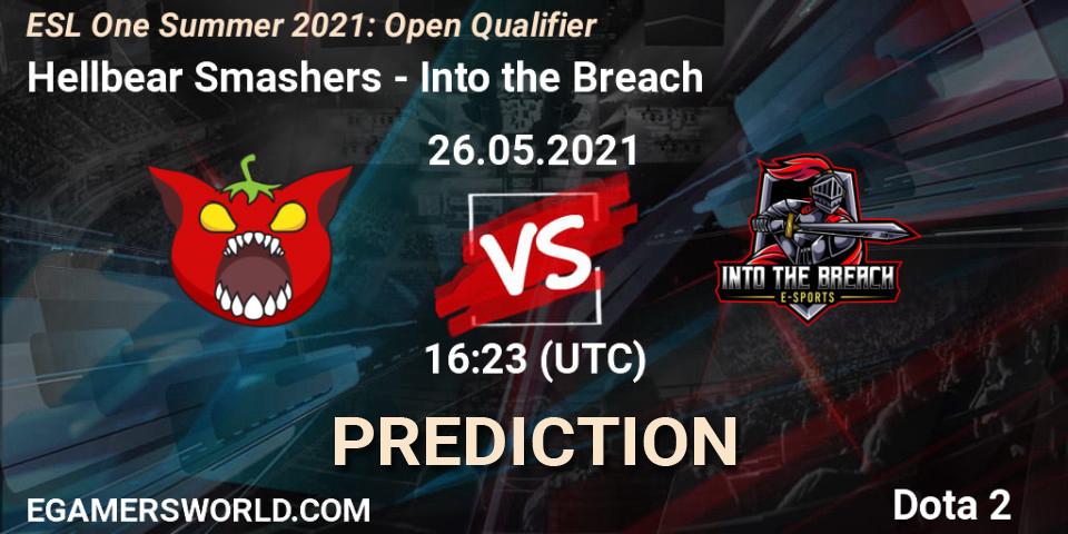 Pronóstico Hellbear Smashers - Into the Breach. 26.05.2021 at 16:23, Dota 2, ESL One Summer 2021: Open Qualifier