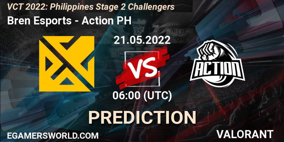 Pronóstico Bren Esports - Action PH. 21.05.2022 at 06:20, VALORANT, VCT 2022: Philippines Stage 2 Challengers