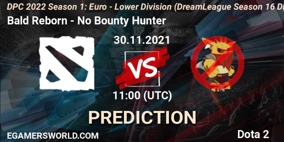 Pronóstico Bald Reborn - No Bounty Hunter. 30.11.2021 at 10:56, Dota 2, DPC 2022 Season 1: Euro - Lower Division (DreamLeague Season 16 DPC WEU)
