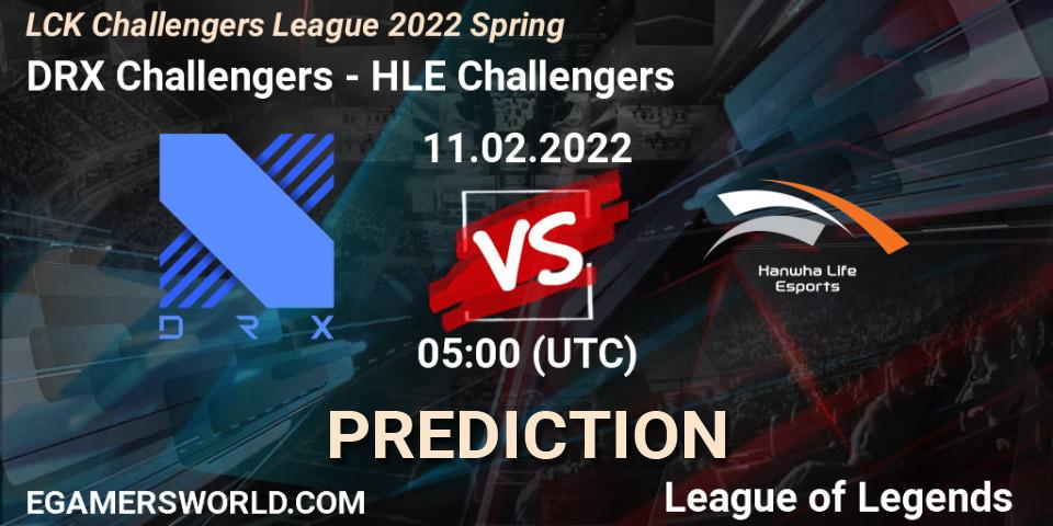 Pronóstico DRX Challengers - HLE Challengers. 11.02.2022 at 05:00, LoL, LCK Challengers League 2022 Spring