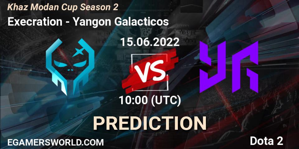 Pronóstico Execration - Yangon Galacticos. 15.06.2022 at 10:03, Dota 2, Khaz Modan Cup Season 2