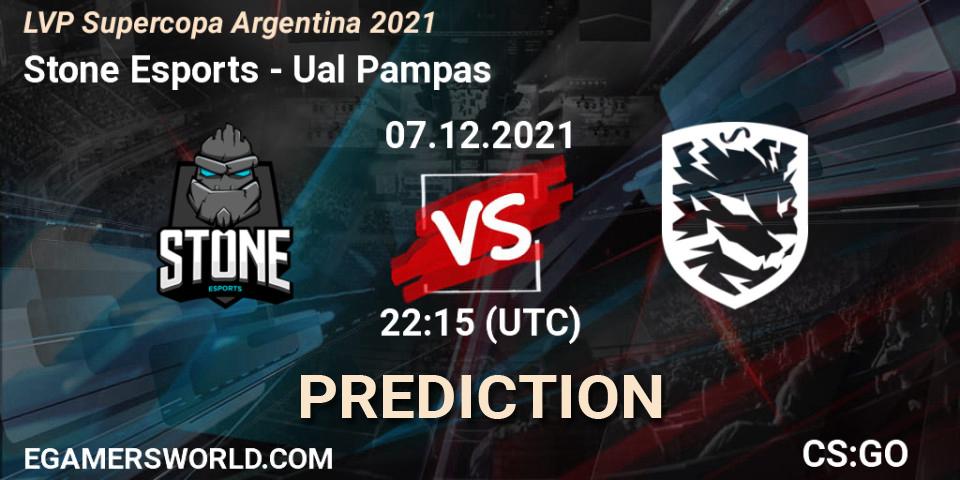 Pronóstico Stone Esports - Ualá Pampas. 07.12.2021 at 22:15, Counter-Strike (CS2), LVP Supercopa Argentina 2021