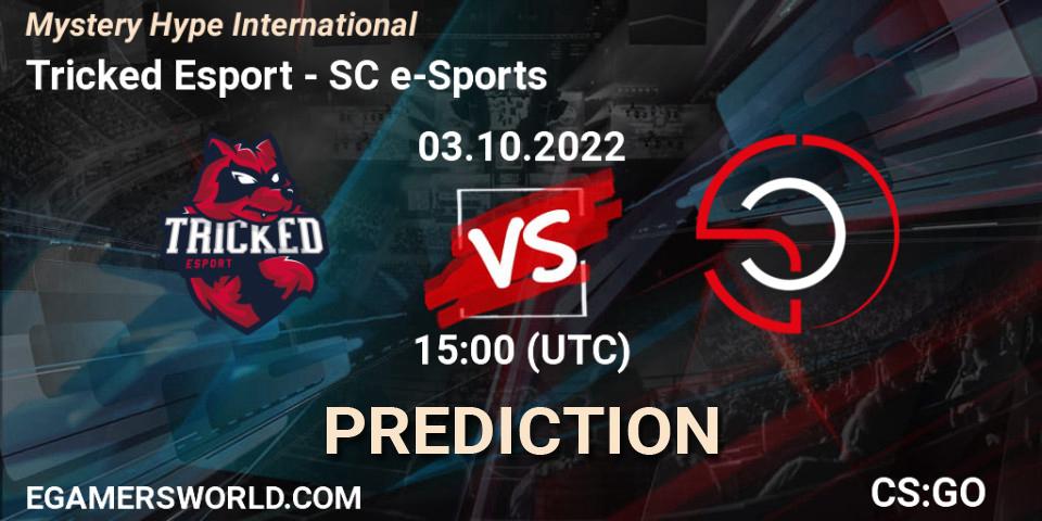 Pronóstico Tricked Esport - SC e-Sports. 03.10.2022 at 15:00, Counter-Strike (CS2), Mystery Hype International