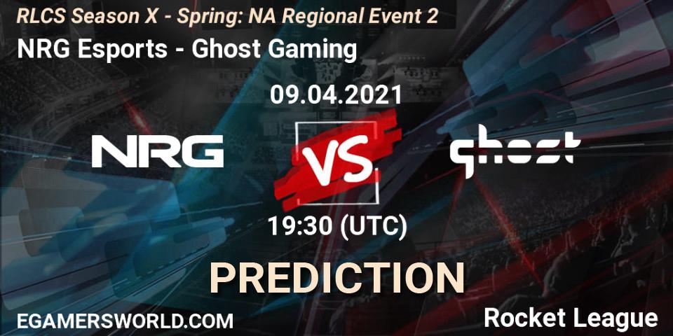 Pronóstico NRG Esports - Ghost Gaming. 09.04.2021 at 19:30, Rocket League, RLCS Season X - Spring: NA Regional Event 2