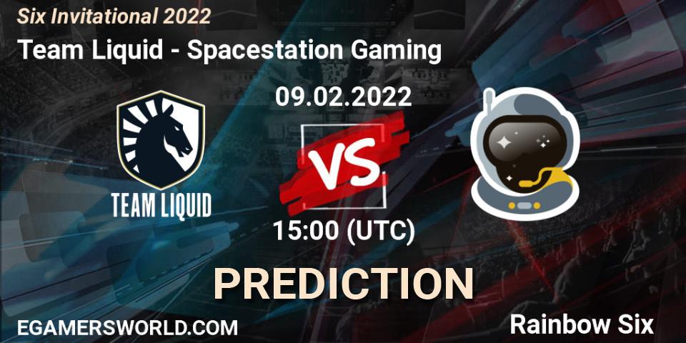 Pronóstico Team Liquid - Spacestation Gaming. 09.02.2022 at 15:00, Rainbow Six, Six Invitational 2022