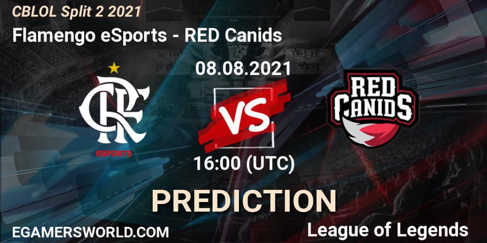 Pronóstico Flamengo eSports - RED Canids. 08.08.2021 at 16:00, LoL, CBLOL Split 2 2021