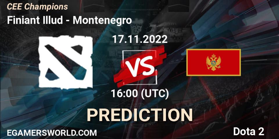 Pronóstico Finiant Illud - Montenegro. 17.11.22, Dota 2, CEE Champions