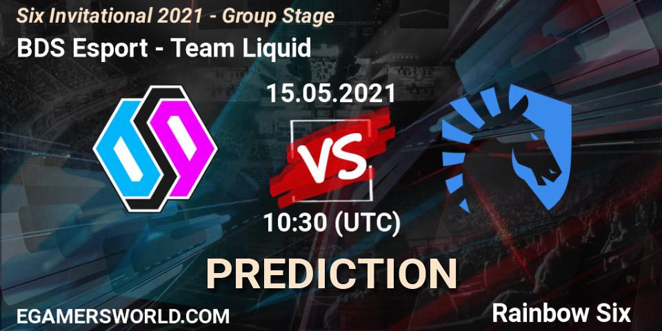 Pronóstico BDS Esport - Team Liquid. 15.05.2021 at 10:30, Rainbow Six, Six Invitational 2021 - Group Stage