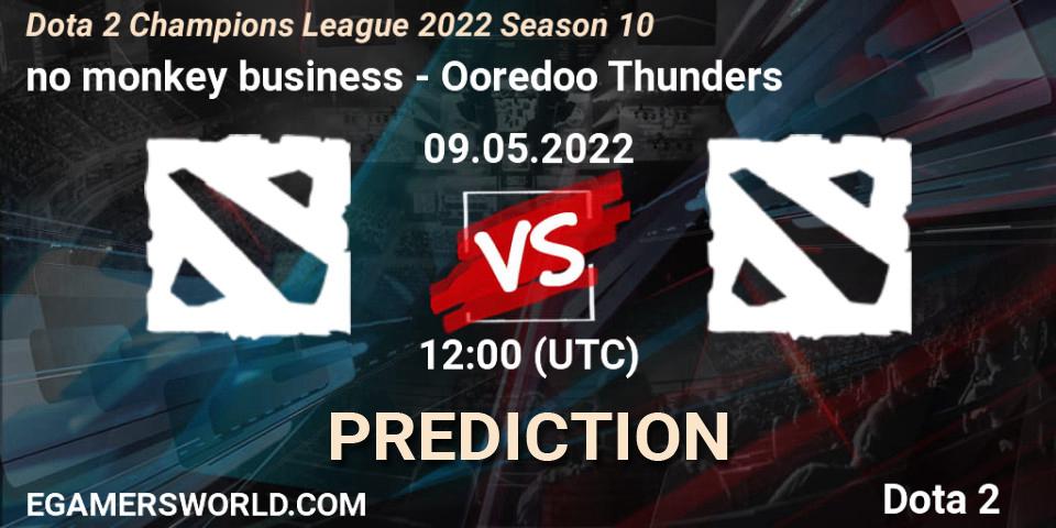 Pronóstico no monkey business - Ooredoo Thunders. 09.05.2022 at 12:01, Dota 2, Dota 2 Champions League 2022 Season 10 