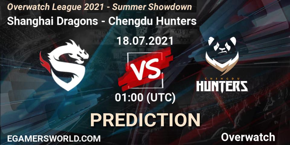 Pronóstico Shanghai Dragons - Chengdu Hunters. 18.07.2021 at 01:00, Overwatch, Overwatch League 2021 - Summer Showdown