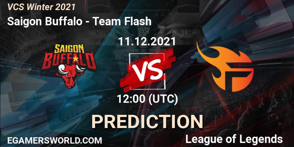 Pronóstico Saigon Buffalo - Team Flash. 11.12.2021 at 12:00, LoL, VCS Winter 2021