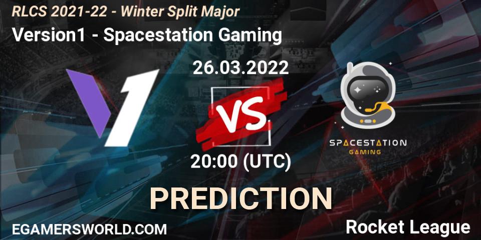 Pronóstico Version1 - Spacestation Gaming. 26.03.22, Rocket League, RLCS 2021-22 - Winter Split Major
