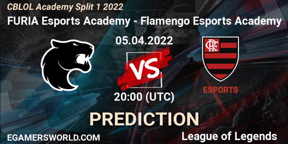 Pronóstico FURIA Esports Academy - Flamengo Esports Academy. 05.04.2022 at 20:00, LoL, CBLOL Academy Split 1 2022
