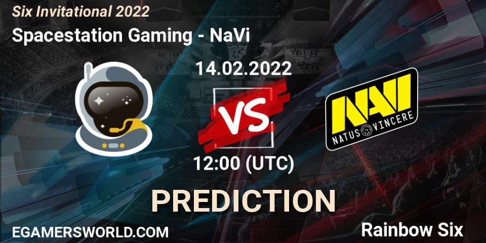 Pronóstico Spacestation Gaming - NaVi. 14.02.2022 at 12:00, Rainbow Six, Six Invitational 2022
