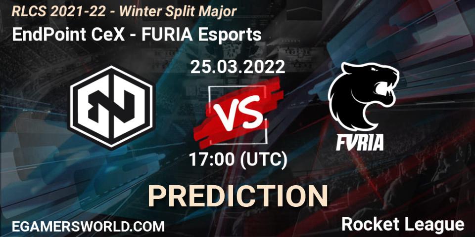 Pronóstico EndPoint CeX - FURIA Esports. 25.03.2022 at 17:00, Rocket League, RLCS 2021-22 - Winter Split Major