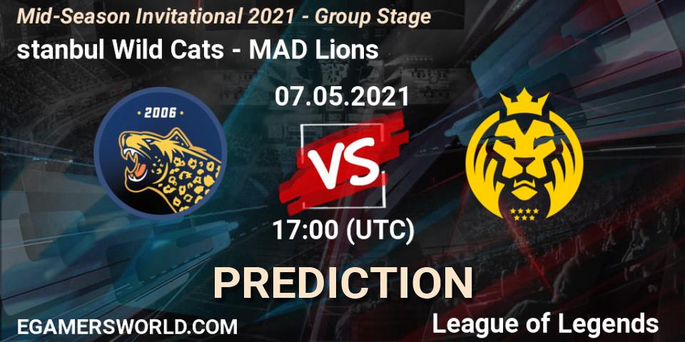 Pronóstico İstanbul Wild Cats - MAD Lions. 07.05.2021 at 17:00, LoL, Mid-Season Invitational 2021 - Group Stage