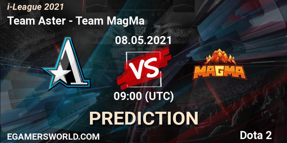 Pronóstico Team Aster - Team MagMa. 08.05.2021 at 08:05, Dota 2, i-League 2021 Season 1