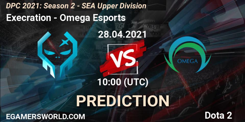 Pronóstico Execration - Omega Esports. 28.04.2021 at 10:21, Dota 2, DPC 2021: Season 2 - SEA Upper Division