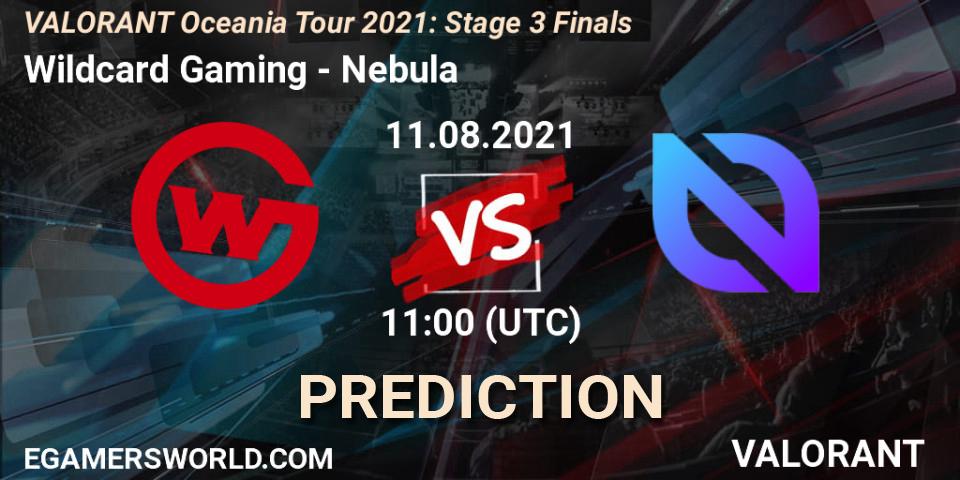 Pronóstico Wildcard Gaming - Nebula. 11.08.2021 at 11:00, VALORANT, VALORANT Oceania Tour 2021: Stage 3 Finals
