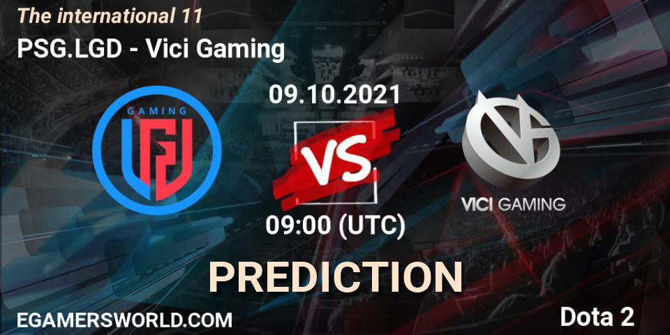 Pronóstico PSG.LGD - Vici Gaming. 09.10.21, Dota 2, The Internationa 2021