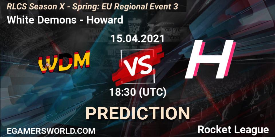 Pronóstico White Demons - Howard. 15.04.2021 at 18:30, Rocket League, RLCS Season X - Spring: EU Regional Event 3