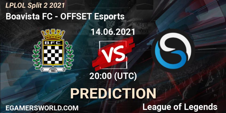 Pronóstico Boavista FC - OFFSET Esports. 14.06.2021 at 20:00, LoL, LPLOL Split 2 2021