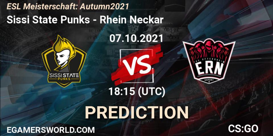 Pronóstico Sissi State Punks - Rhein Neckar. 07.10.2021 at 18:15, Counter-Strike (CS2), ESL Meisterschaft: Autumn 2021